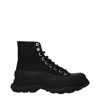 Alexander Mcqueen Tread Slick Boots In Black
