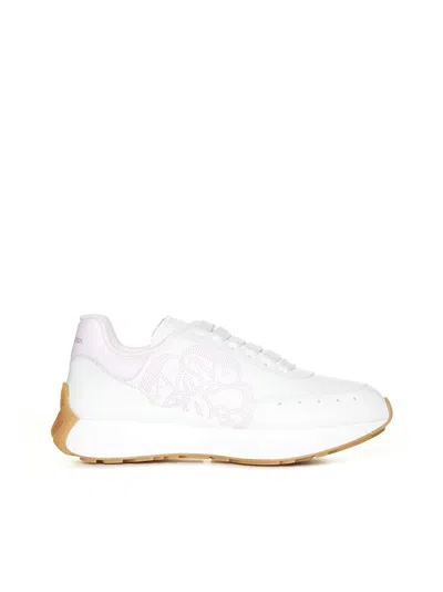 Alexander Mcqueen Sneakers In Whi Pa Pi Sil A