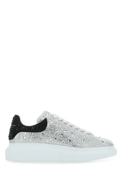 Alexander Mcqueen Larry Crystal Embellished Oversized Sneakers In Multicoloured