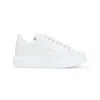 Alexander Mcqueen Women's Oversized Leather Sneakers In White