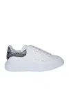 Alexander Mcqueen Oversized Leather Sneakers In White