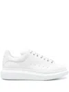 Alexander Mcqueen Oversized Leather Sneakers In White