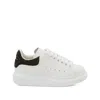 Alexander Mcqueen Crystal-embellished Leather Exaggerated-sole Sneakers In White
