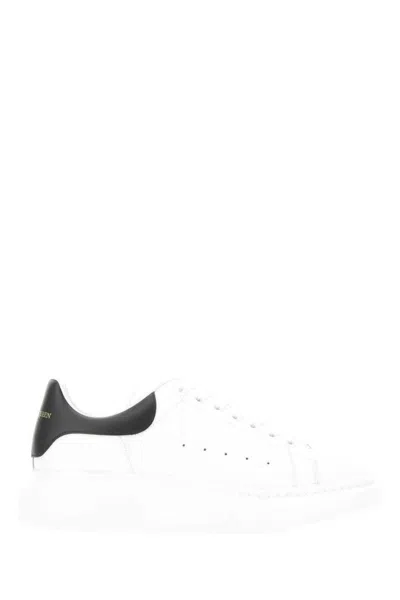 Alexander Mcqueen Leather Oversized Sneakers In White