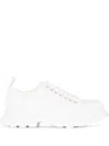 Alexander Mcqueen Tread Slick Sneakers In White