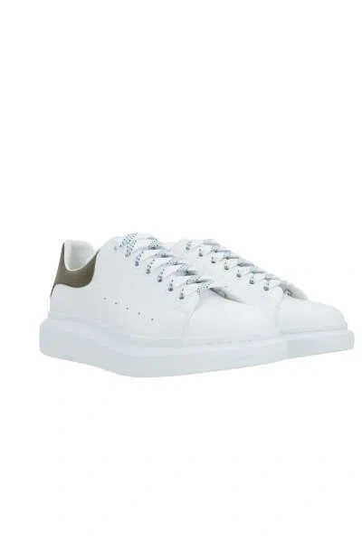 Alexander Mcqueen Sneakers In White+khaki