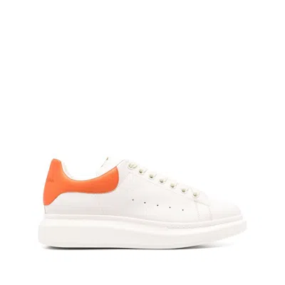 ALEXANDER MCQUEEN SNEAKERS WHITE, ORANGE