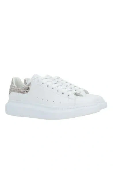 Alexander Mcqueen Trainers In White+silver