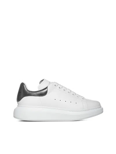 Alexander Mcqueen Sneakers In White/blk Pearl 163