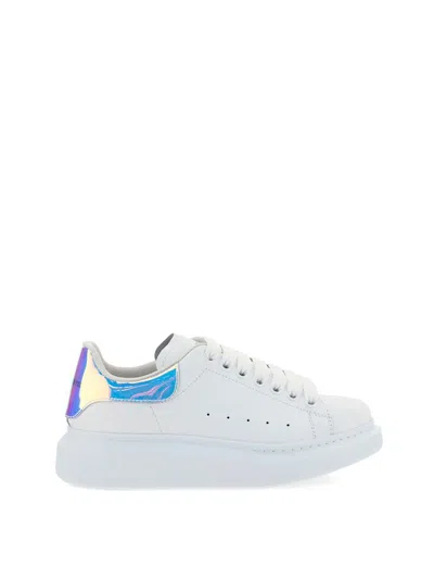 Alexander Mcqueen Sneakers In White/shock Pink