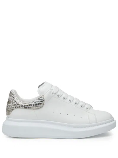 Alexander Mcqueen Sneakers In Whitesilvr