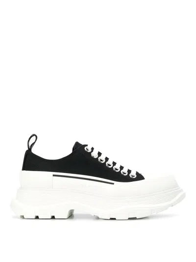 Alexander Mcqueen Sneakers With Rubber Sole In White