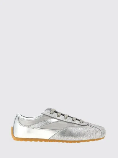 Alexander Mcqueen Sneakers Woman Mcqueen In Silver