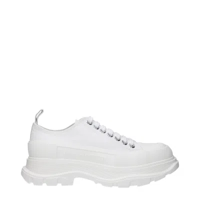 Alexander Mcqueen Sneakers Women Fabric White