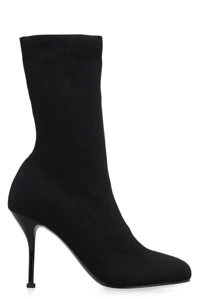 Alexander Mcqueen Sock Ankle Boots