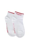 Alexander Mcqueen Sock With Logo In White