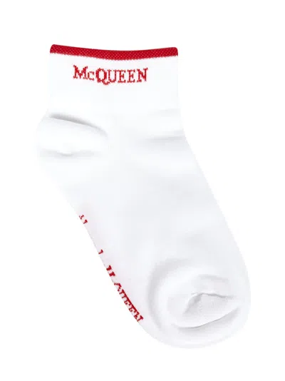 Alexander Mcqueen Socks In White