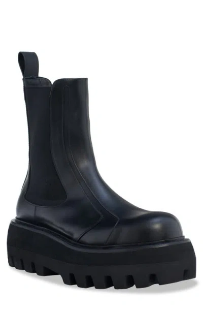 Alexander Mcqueen Sofa Hi Platform Chelsea Boot In Black