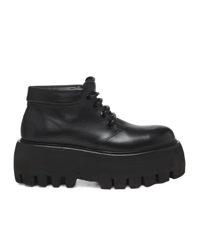ALEXANDER MCQUEEN ALEXANDER MCQUEEN SOFA OVERSIZED-SOLE LACE-UP SHOES