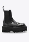 Alexander Mcqueen Mcqueen Sofa Hi Platform Chelsea Boot In Black