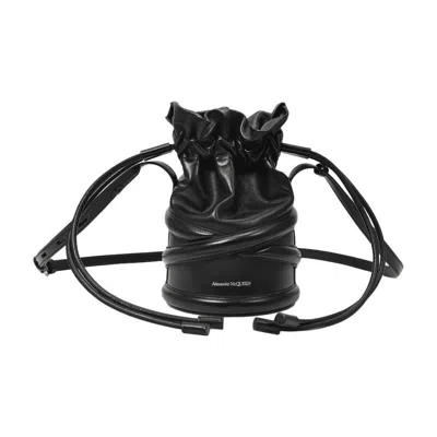 Alexander Mcqueen Soft Curve Bag In Black
