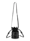 Alexander Mcqueen The Curve Shoulder Bag In Black