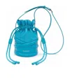 Alexander Mcqueen Soft-curve Bucket Bag In Blue