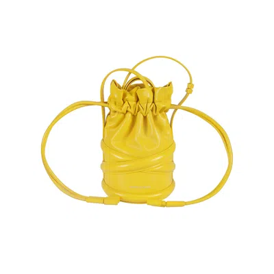 Alexander Mcqueen Soft Curve Crossbody Bag In New Pop Yellow