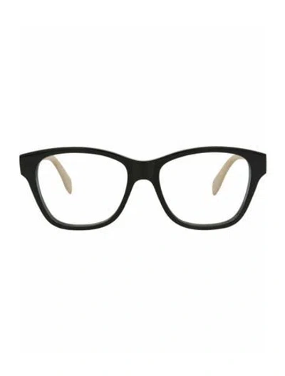 Pre-owned Alexander Mcqueen Solid Eyeglasses W/ Tags In Black