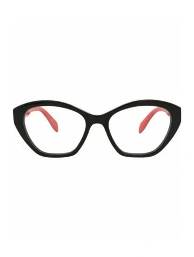 Pre-owned Alexander Mcqueen Solid Eyeglasses W/ Tags In Black