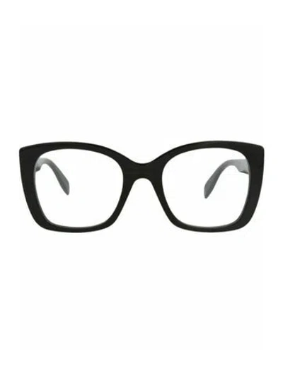 Pre-owned Alexander Mcqueen Solid Eyeglasses W/ Tags In Black
