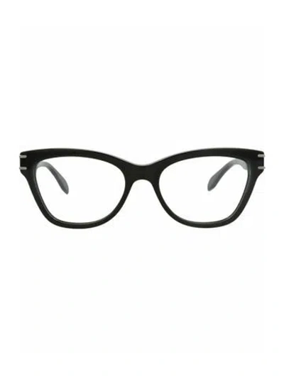 Pre-owned Alexander Mcqueen Solid Eyeglasses W/ Tags In Black
