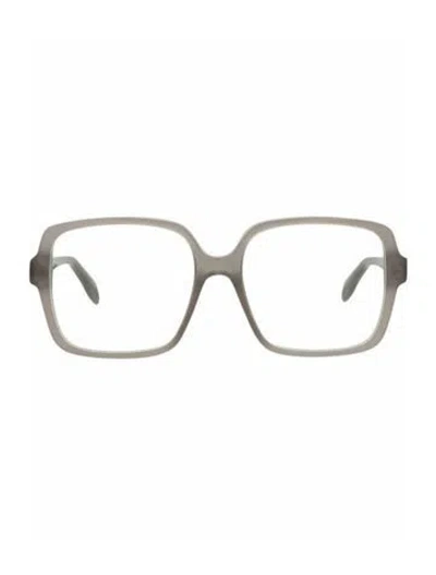 Pre-owned Alexander Mcqueen Solid Eyeglasses W/ Tags In Gray