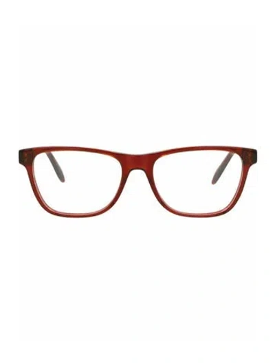 Pre-owned Alexander Mcqueen Solid Eyeglasses W/ Tags In Red