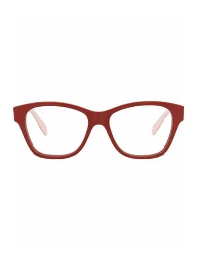Pre-owned Alexander Mcqueen Solid Eyeglasses W/ Tags In Red