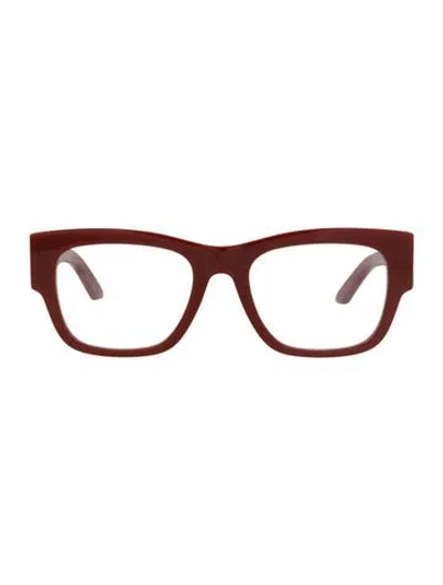 Pre-owned Alexander Mcqueen Solid Eyeglasses W/ Tags In Red