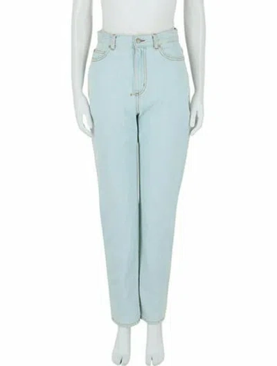Pre-owned Alexander Mcqueen Solid Jeans W/ Tags In Blue
