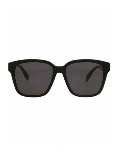 Pre-owned Alexander Mcqueen Solid Sunglasses W/ Tags In Black