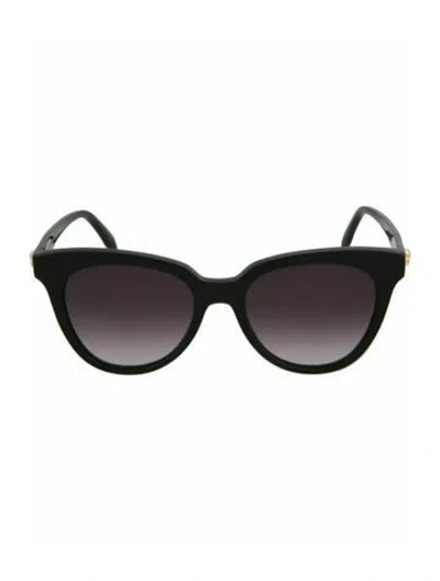 Pre-owned Alexander Mcqueen Solid Sunglasses W/ Tags In Black