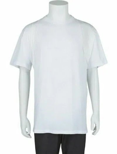 Pre-owned Alexander Mcqueen Solid T-shirt W/ Tags In White