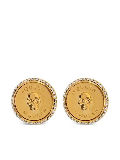 ALEXANDER MCQUEEN ALEXANDER MCQUEEN "SOVEREIGN SKULL" EARRINGS