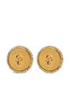 Alexander Mcqueen Women's Sovereign Skull Earrings In Grey