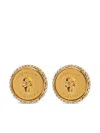 Alexander Mcqueen Women's Sovereign Skull Earrings In Gold