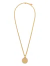 Alexander Mcqueen Sovereign Skull Necklace In Gold In Gold