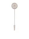 Alexander Mcqueen Sovereign Skull Pin Brooch In Silver
