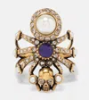Alexander Mcqueen Spider Embellished Ring