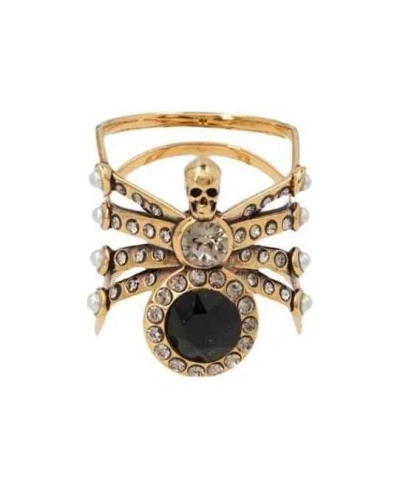 Alexander Mcqueen Spider Ring In Gold