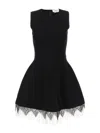 Alexander Mcqueen Spider Web Lace Dress Dresses Black