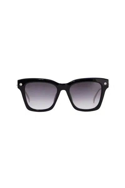 Alexander Mcqueen Eyewear Square Frame Sunglasses In Black