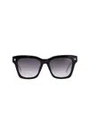Alexander Mcqueen Alexander Mc Queen Cat Eye Sunglasses Am0483 S 001 In Black